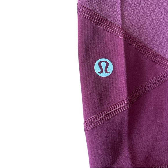 Lululemon | Maroon Leggings | 8 - Picture 4 of 6